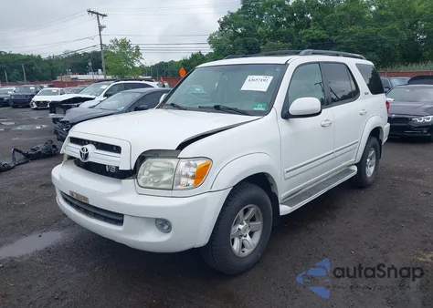 2005 Toyota Sequoia Sr5 V8 from USA, damaged, VIN 5TDBT44A95S255387